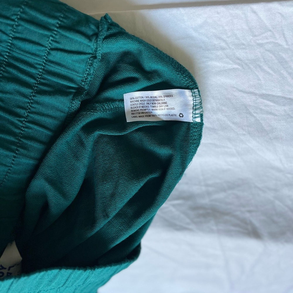 JoyLab Teal Elastic Waist Joggers - Picture 9 of 10